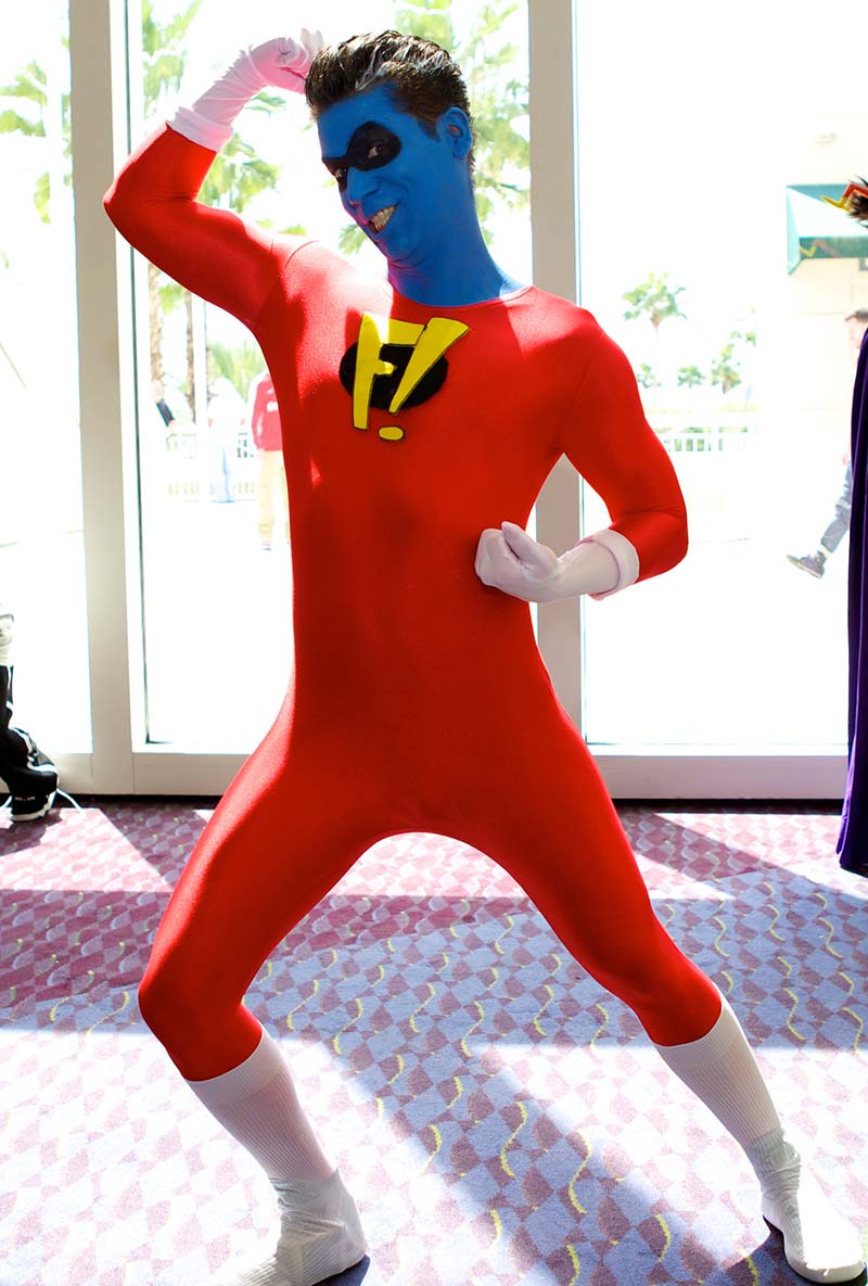 New Spandex FREAKAZOID Halloween Superhero Costume